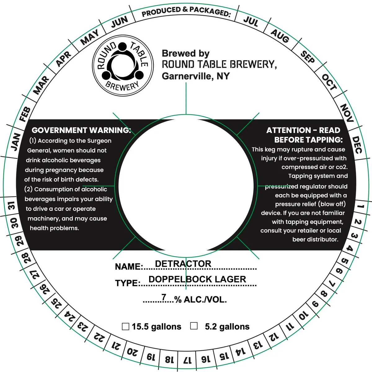 Detractor label