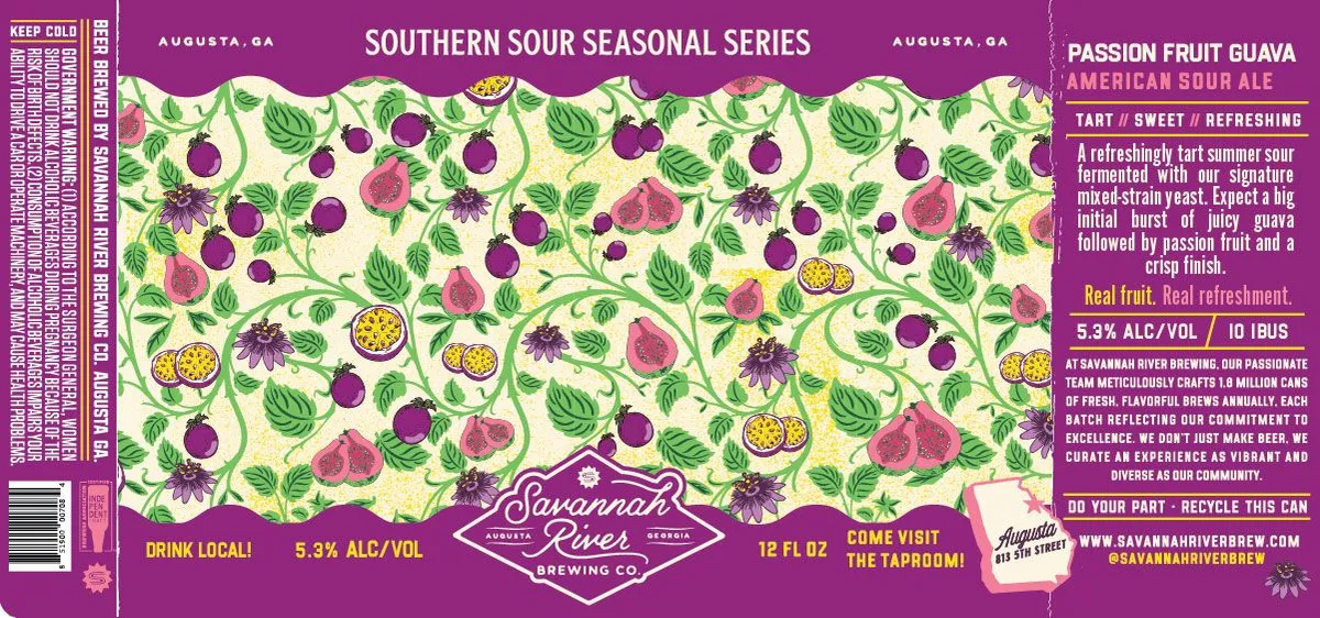 Passion Fruit Guava label