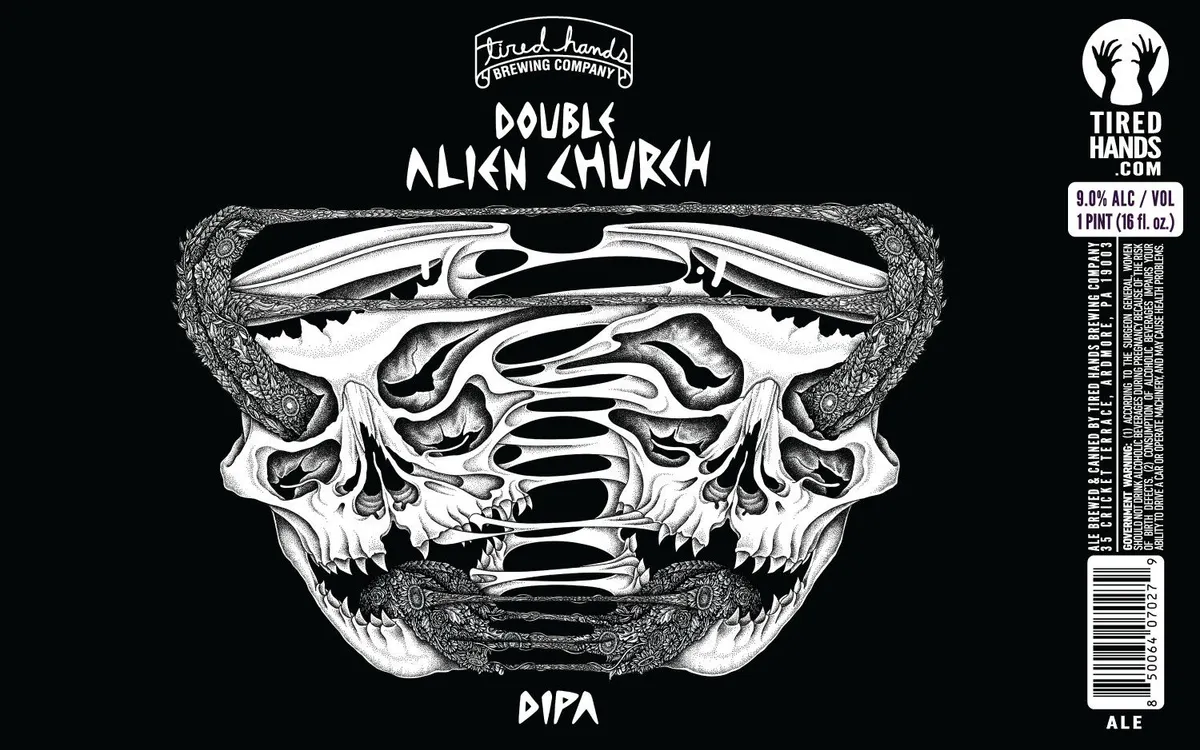 Double Alien Church label
