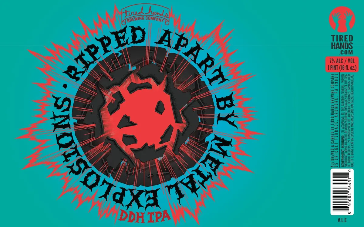 Ripped Apart By Metal Explosions label