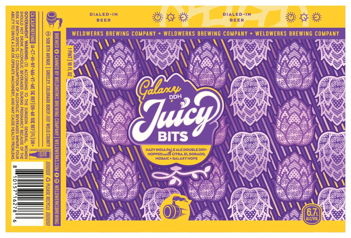 Galaxy DDH Juicy Bits label