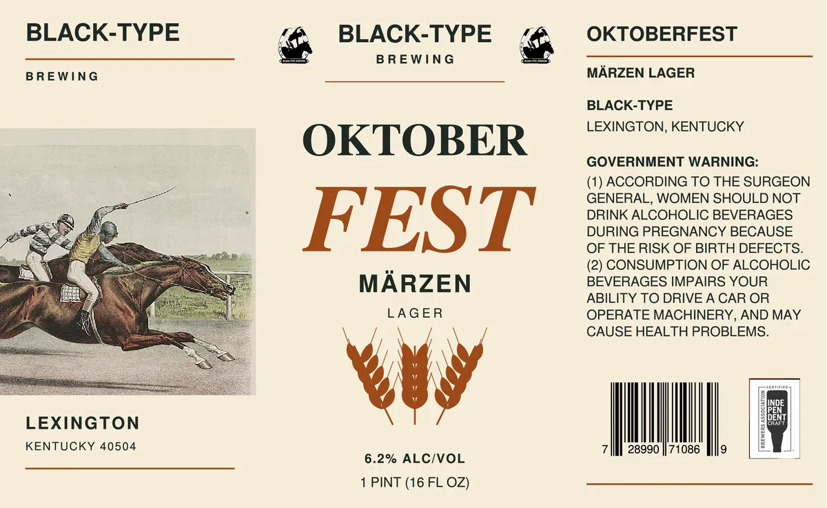 Oktober Fest Märzen label