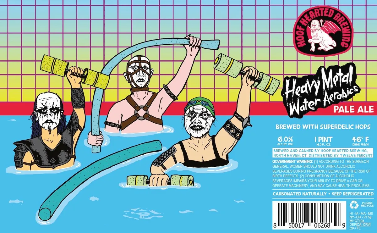 Heavy Metal Water Aerobics label