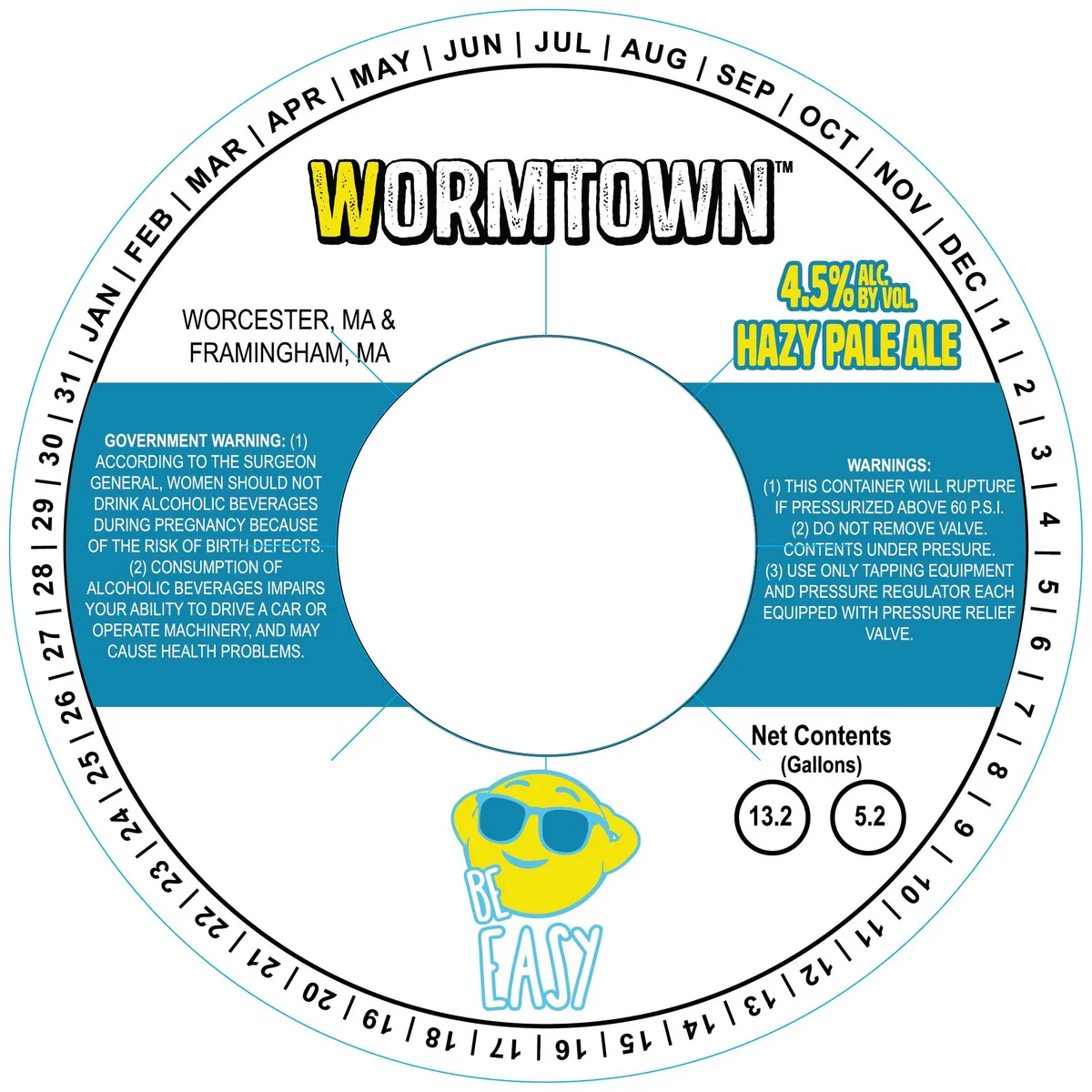 Wormtown label