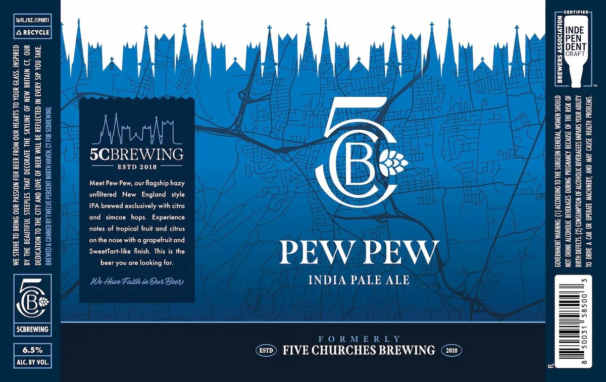Pew Pew label