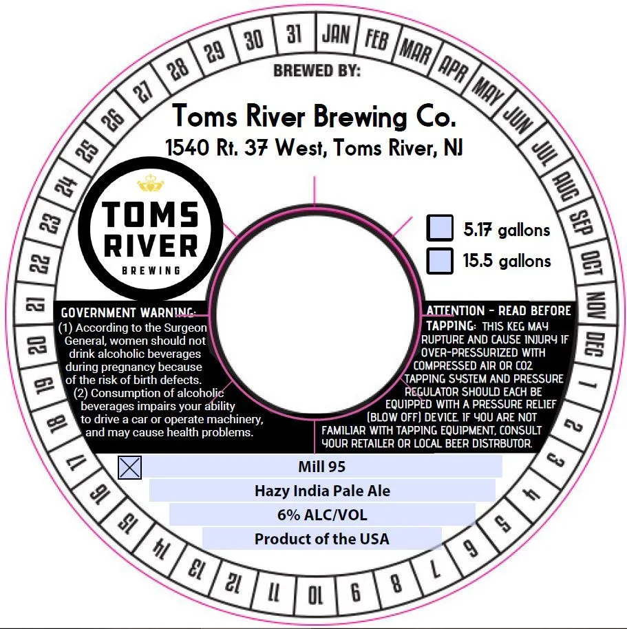 Mill 95 label