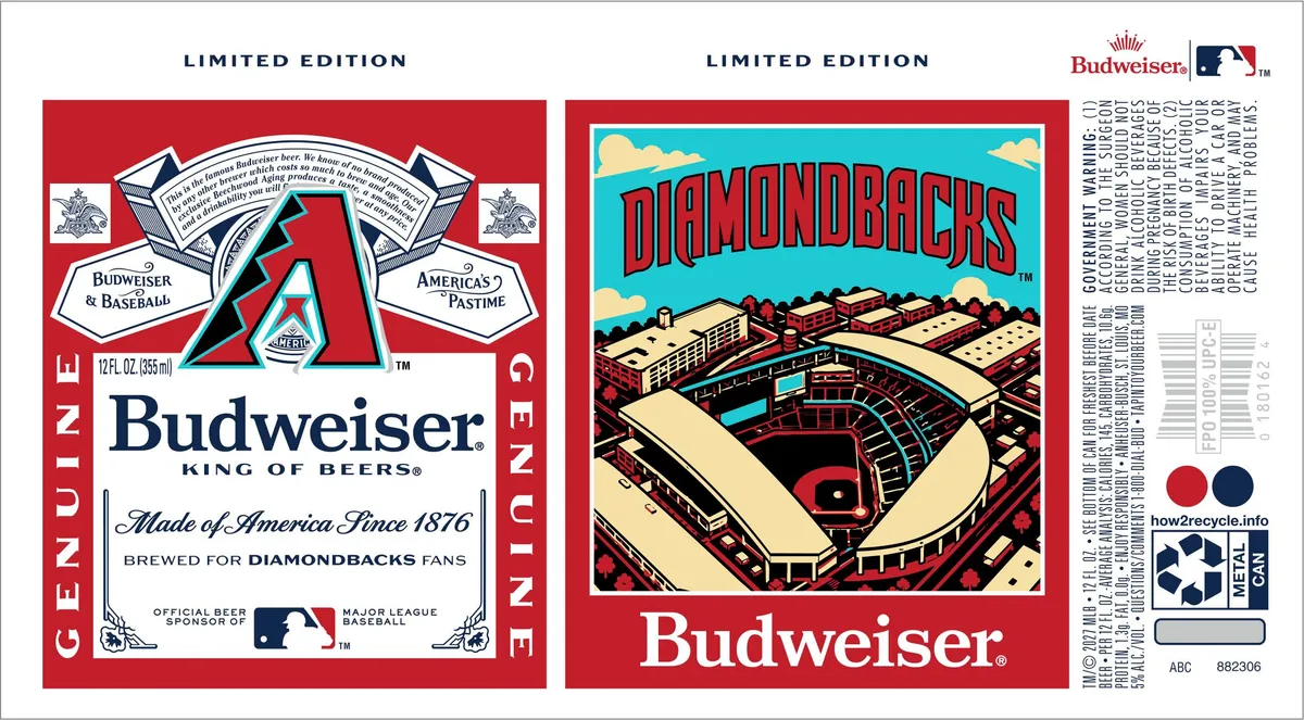 Budweiser label