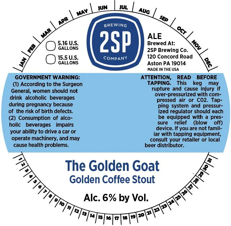 The Golden Goat label