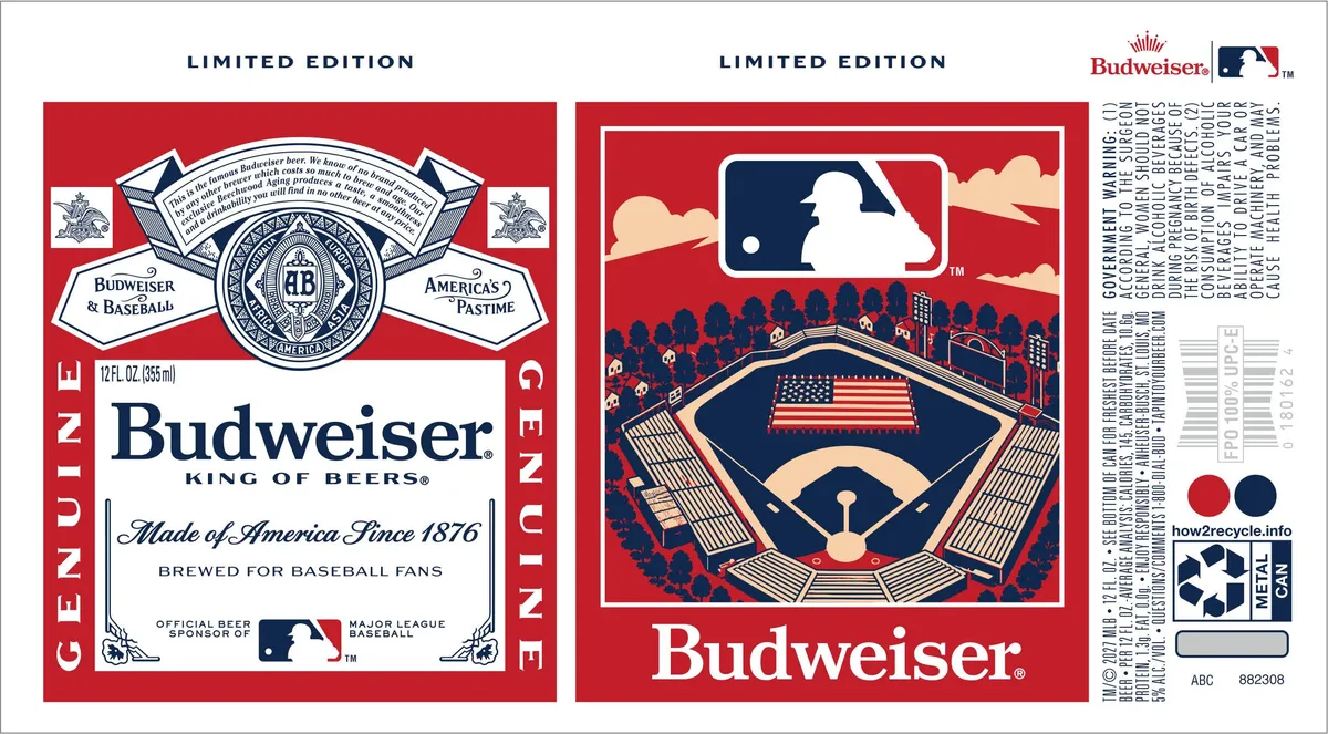 Budweiser label