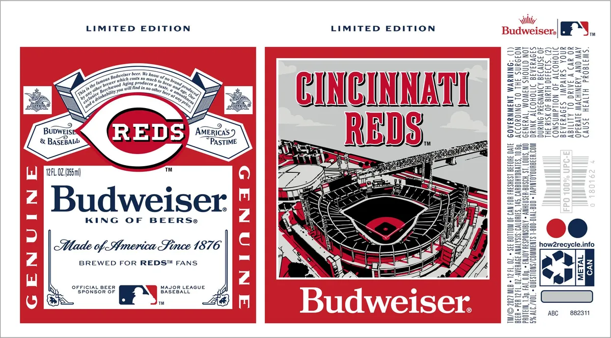 Budweiser label
