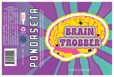 Brain Trobber label