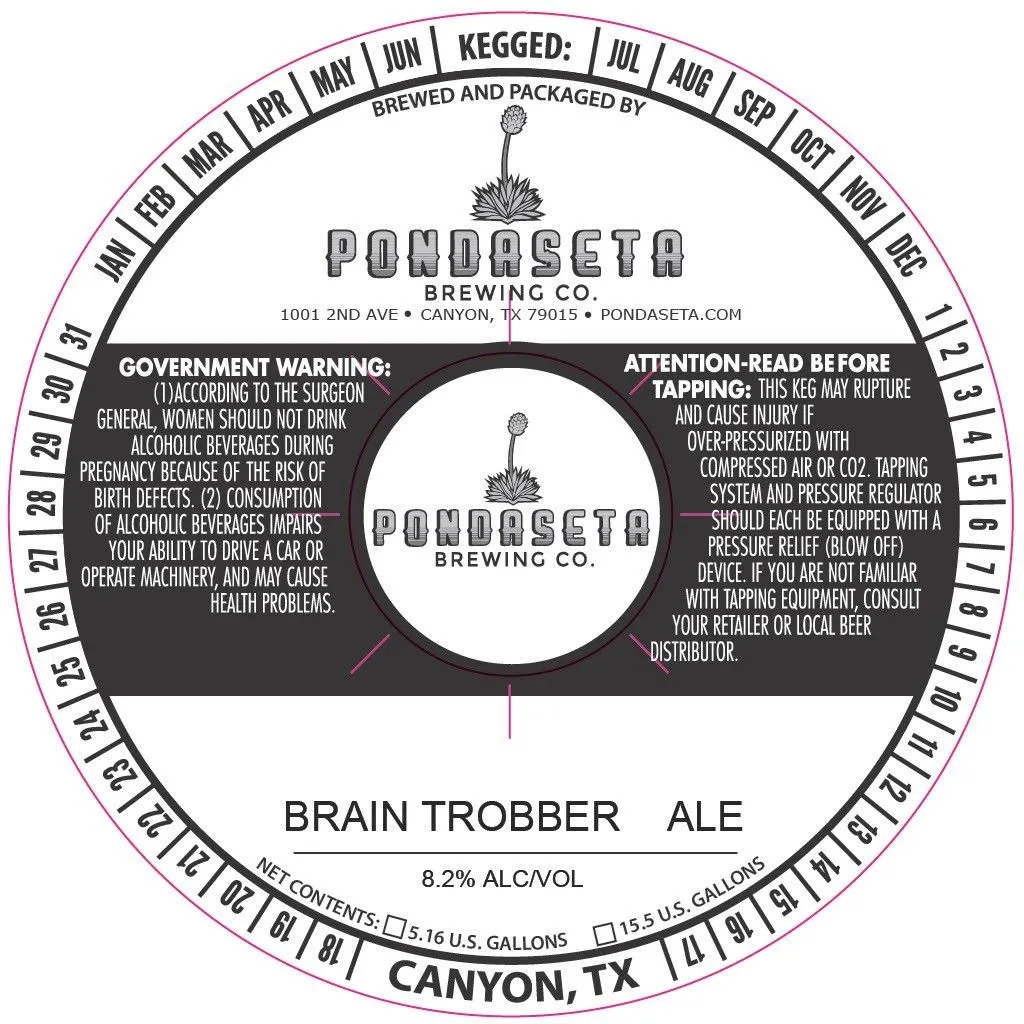 Brain Trobber label