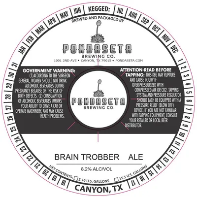 Brain Trobber label
