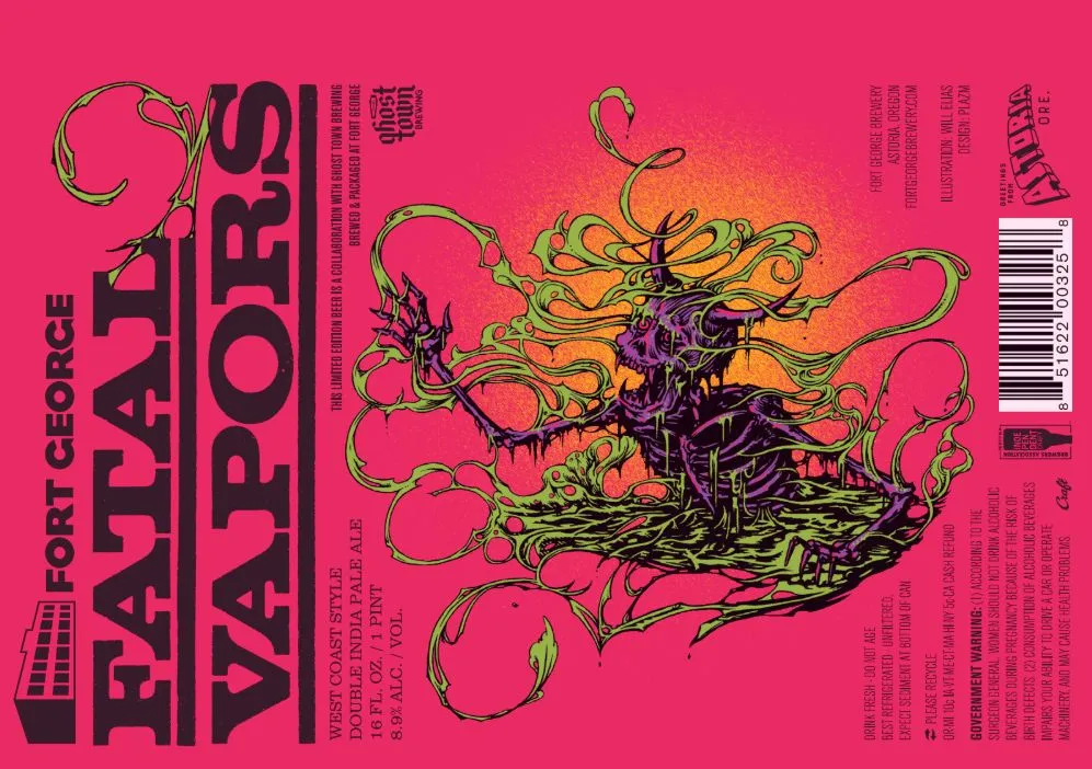 Fatal Vapors label