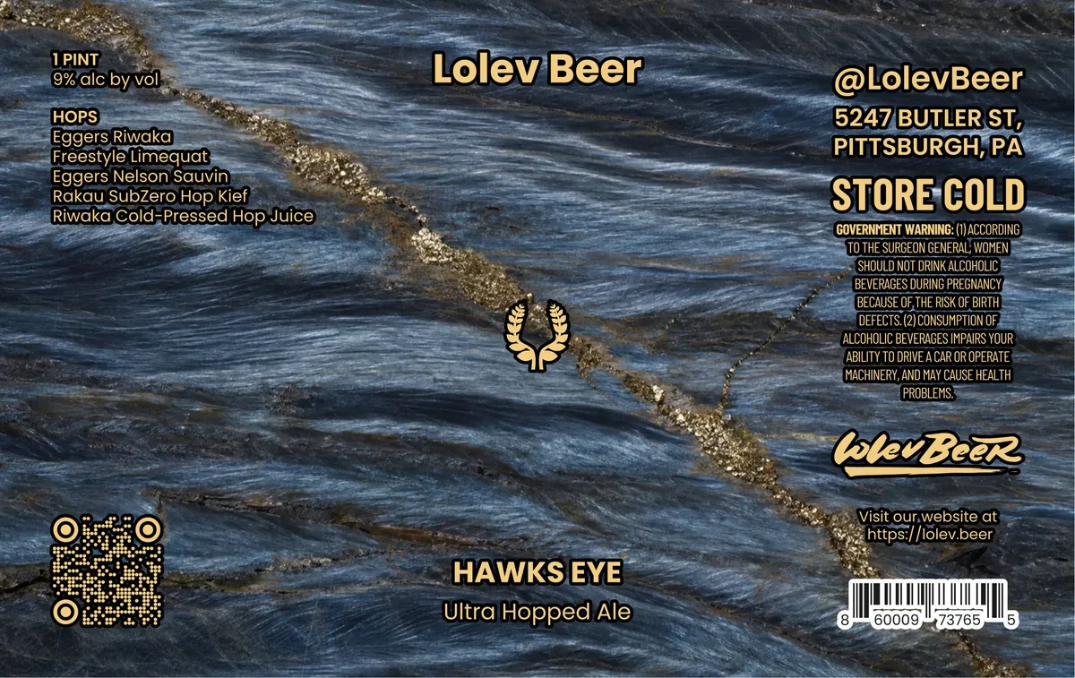Hawks Eye label